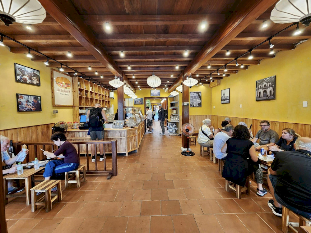 The décor at All Day Banh Mi